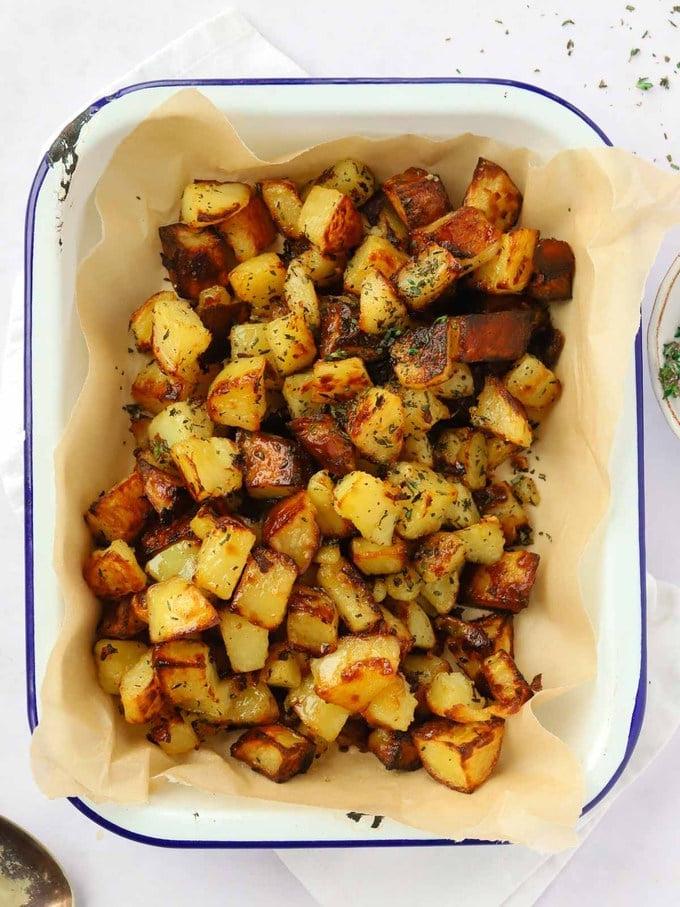 Patate Parmentier all'aglio e alle erbe aromatiche 2 Ricetta facile patate Parmentier