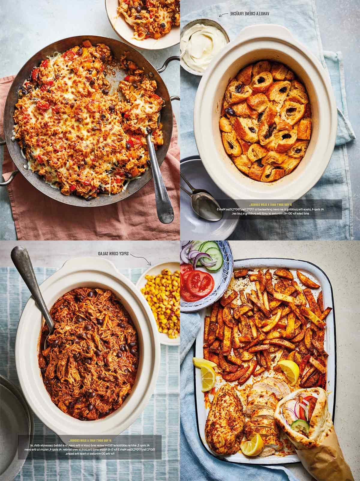 Pronto per serate più facili?! 4 Collage di ricette da