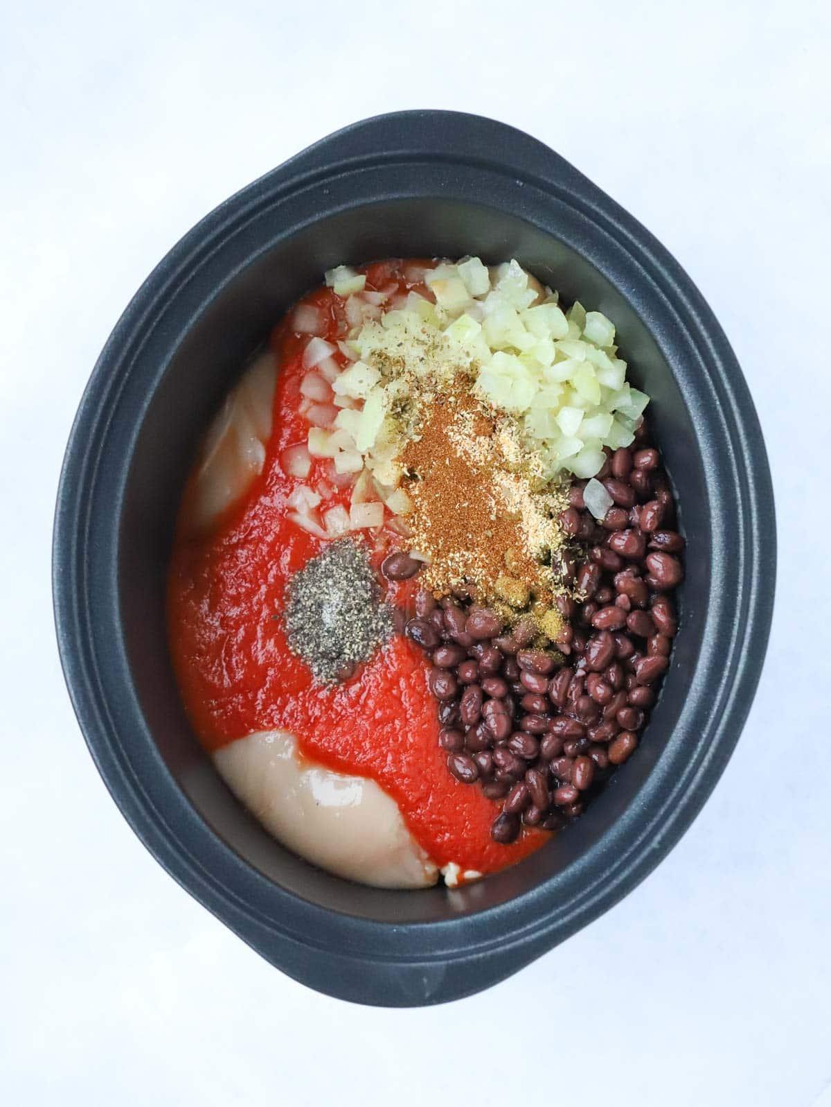 Enchiladas di Pollo {Ricetta per Slow Cooker} 4 Enchiladas non cotte nella slow cooker
