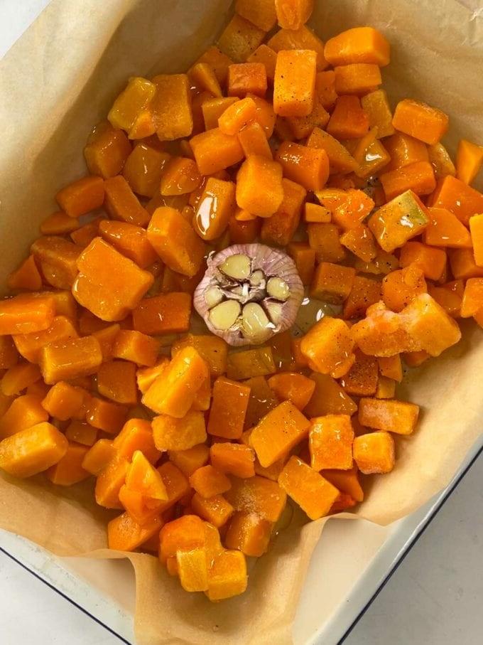 **Risotto di Zucca {Al Forno o Tradizionale}** 5 Fase 1 nella ricetta del risotto alla zucca.
