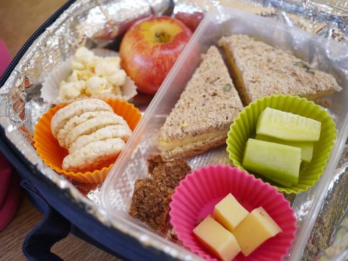 Contenitore per pranzo al sacco blu per bambini
