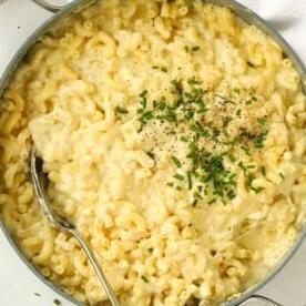 Piano Pasti 22 {Nuovi Preferiti di Famiglia} 7 Maccheroni al formaggio semplici in una pentola, per una cena veloce per tutta la famiglia.
