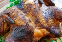 Crispy Smoked Spatchcock Chicken