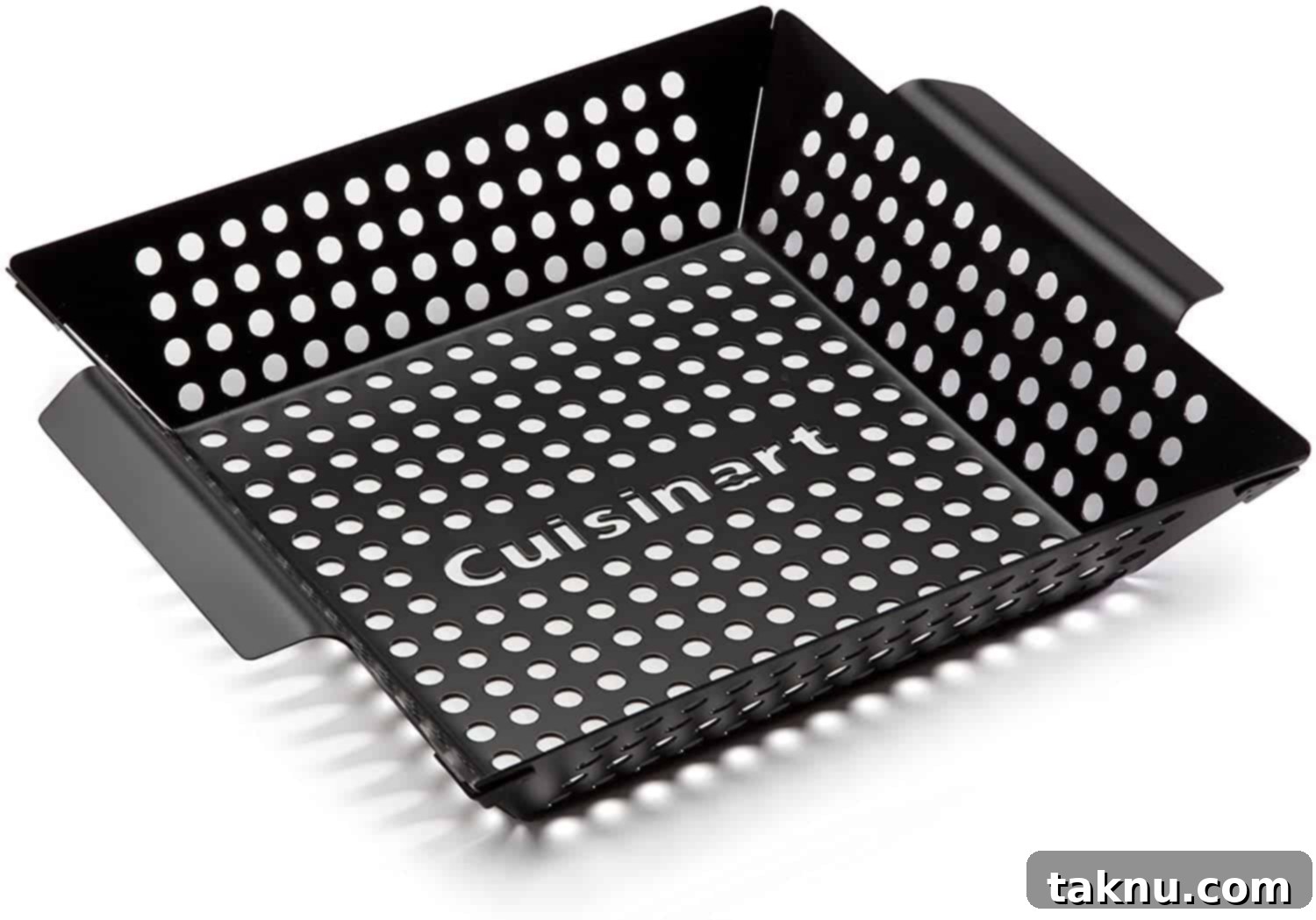 Grill basket on white background