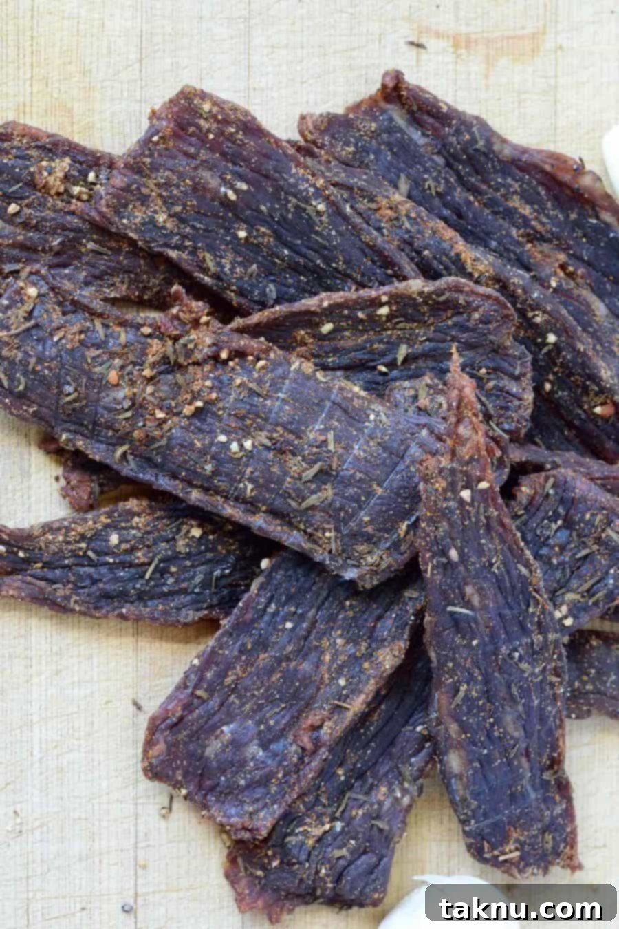 Jamaican Jerk Beef Jerky recipe card image