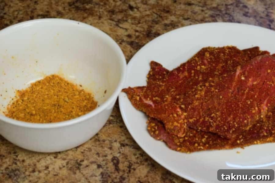Steakhouse Dry Rub Jerky 6 Steak Dry Rub Seasoned 2