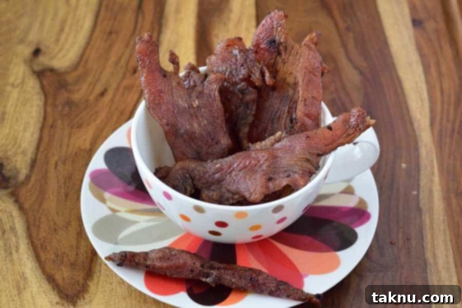 Cranberry Turkey Jerky Finished2