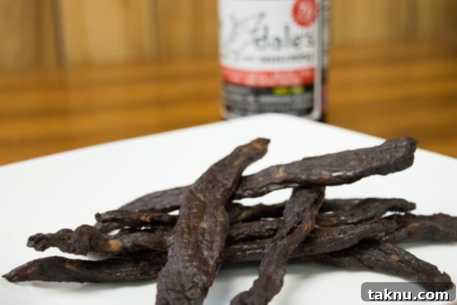 Dale's Steak Marinade Beef Jerky Finished
