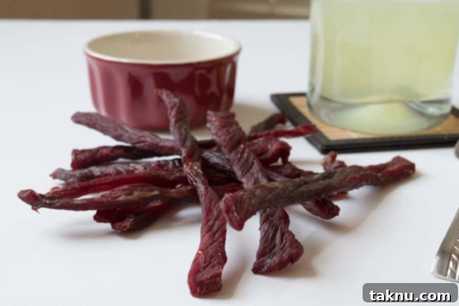 Margarita Lime Beef Jerky 7 Margarita Beef Jerky with a margarita drink and sugar rim