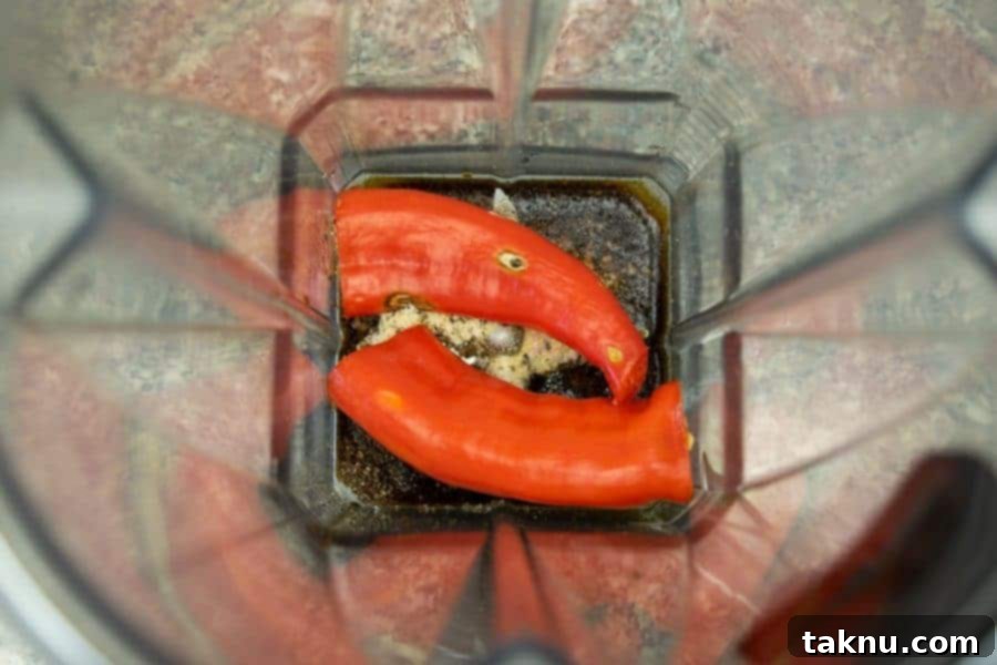 jerky spices and banana pepper in blender