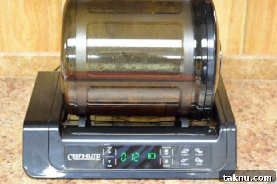 Vintner's Mash Beef Jerky 7 Vacuum Marinator machine for quick meat marinating