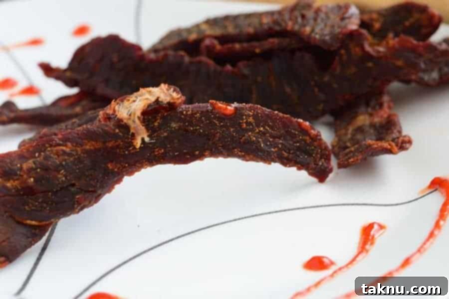 Sweet Heat Sriracha Jerky Finished