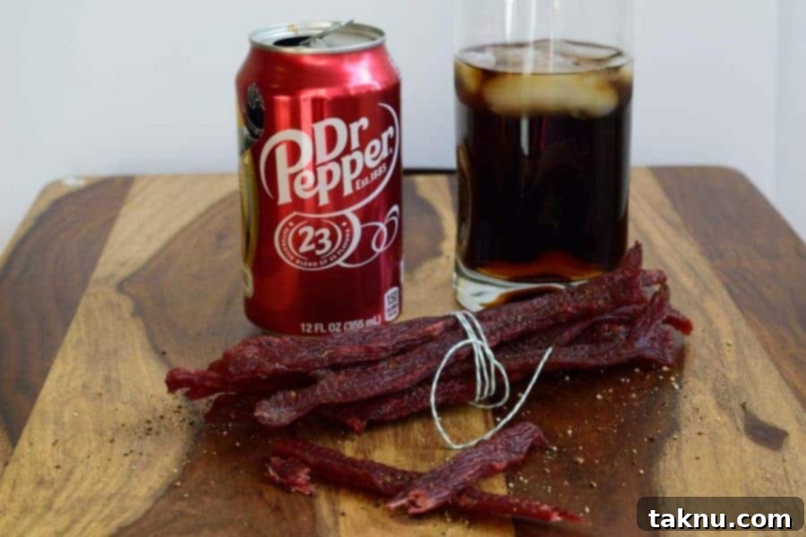 Dr Pepper Beef Jerky 8 Dr. Pepper Beef Jerky Finished