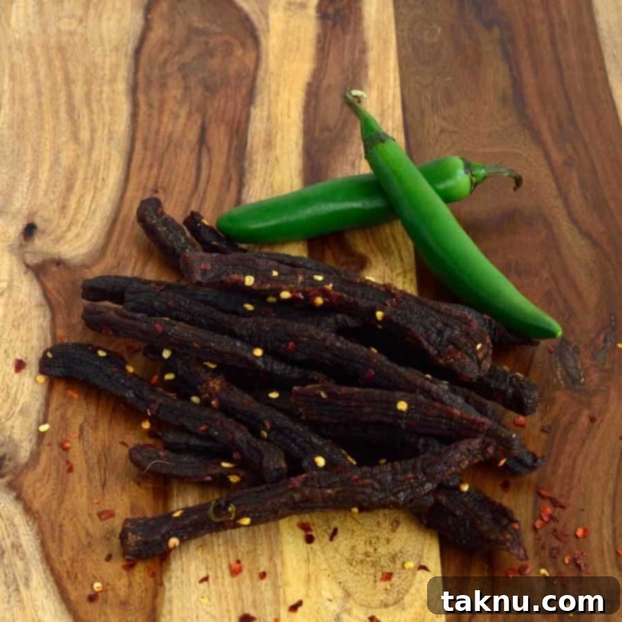 Mexican Heat Beef Jerky Finished