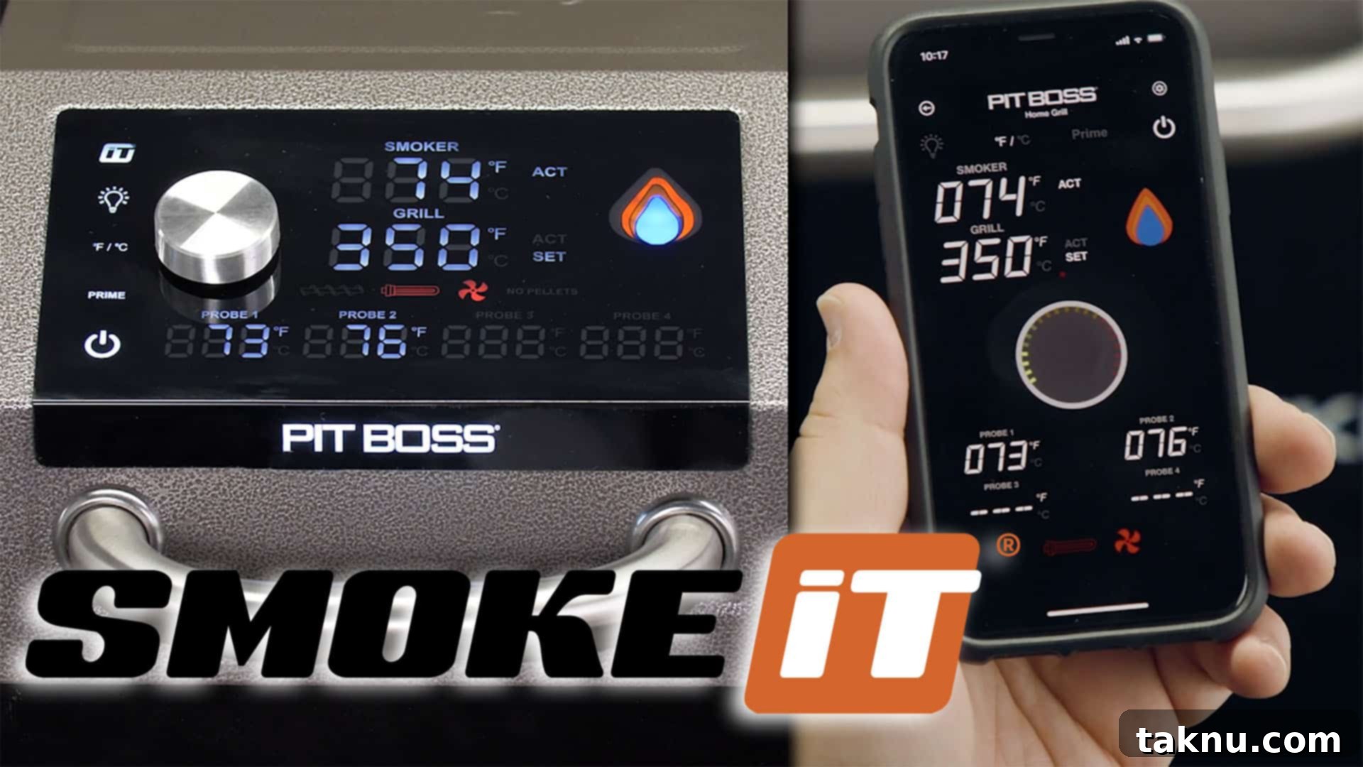 Best Pellet Smokers of 2025 Your Ultimate Buyers Guide 12 smoker digital display and phone displaying same temperature numbers