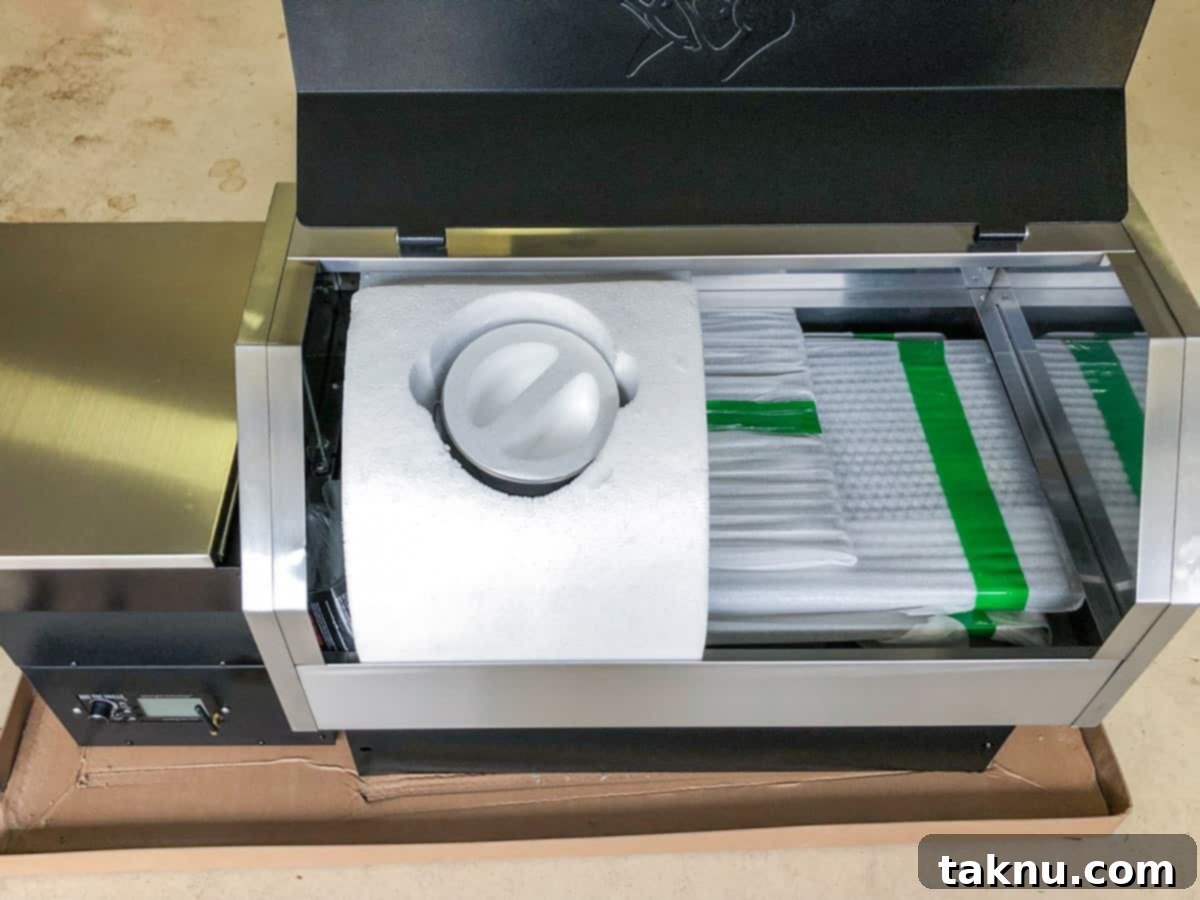 Best Pellet Smokers of 2025 Your Ultimate Buyers Guide 18 Pellet smoker ready for assembly after being delivered